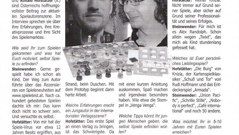 Spielefest News – Interview Arno und Ronald