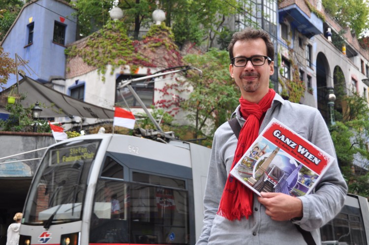 Der Autor führt durch „Ganz Wien“