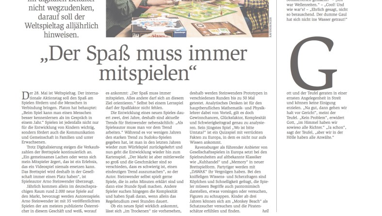 Raiffeisenzeitung – Der Spaß muss immer mitspielen