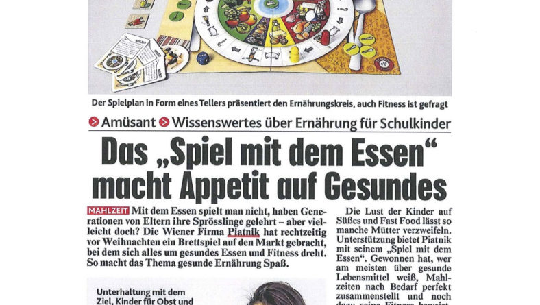 Kronenzeitung – Das Spiel mit dem Essen